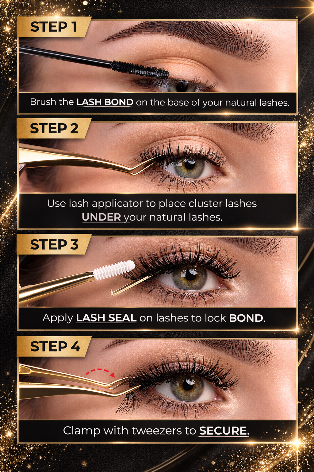 Natural DIY Cluster Lashes 8-16mm (Lashes Only)