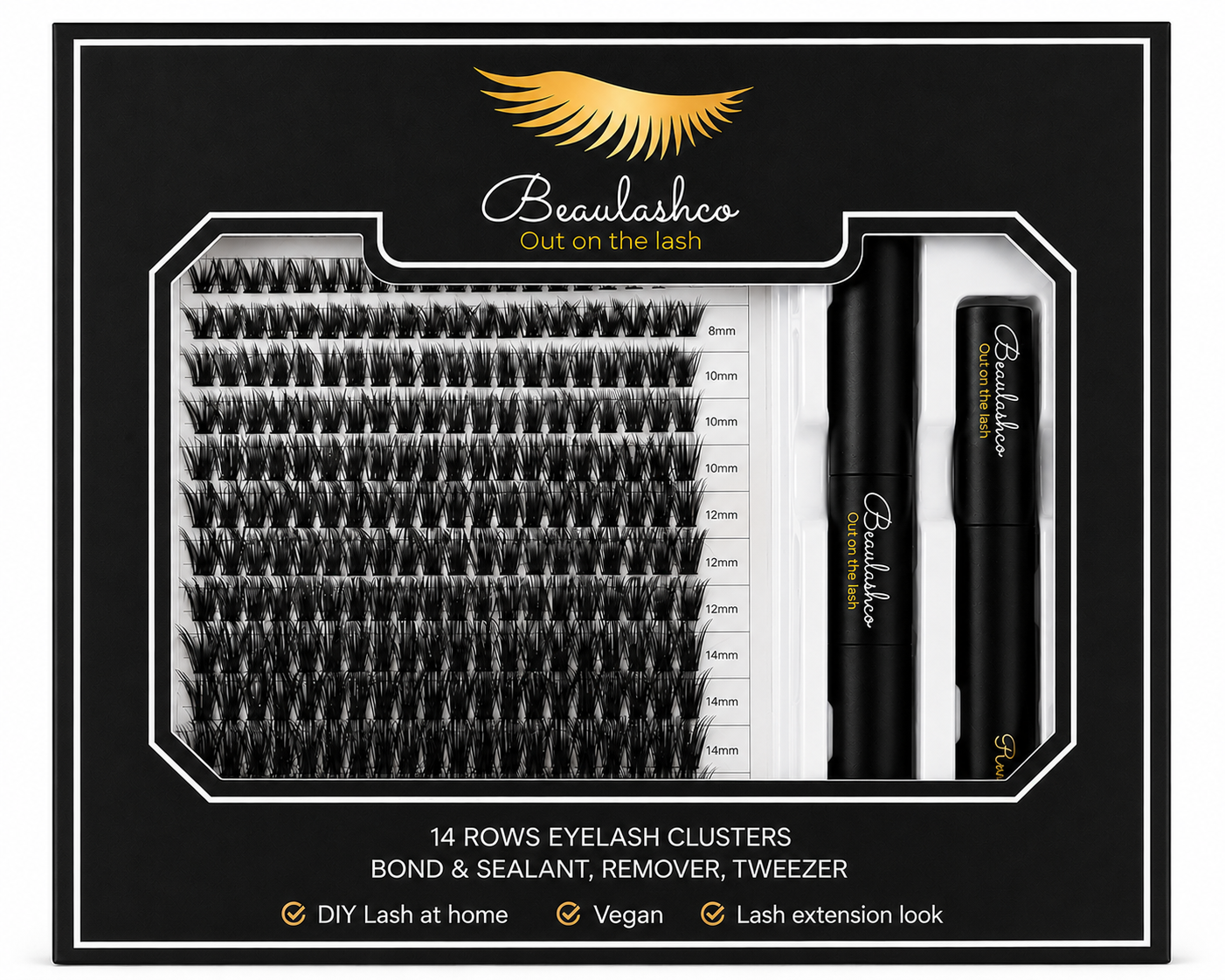 Libbielash DIY Lashes 8-16mm - Full Lash Kit